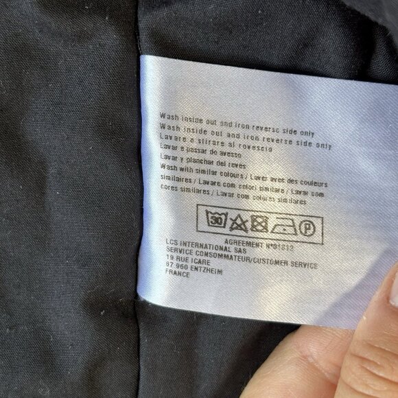 Le Coq Sportif Jacket Mens Black Full Zip Quilted Bomber Style Casual Streetwear - Picture 16 of 16